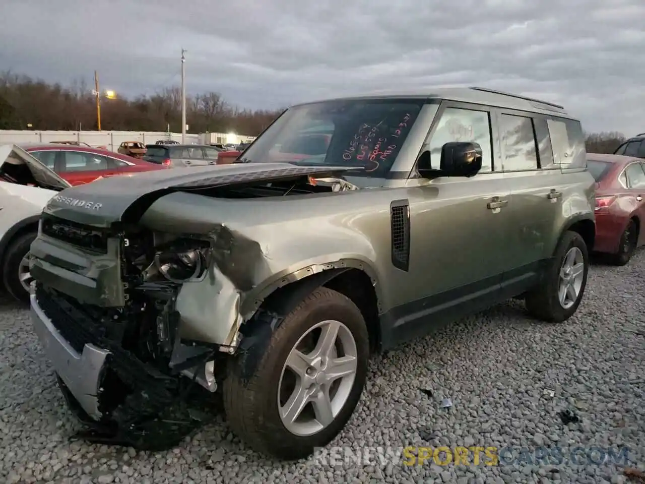 2 Photograph of a damaged car SALEP7RU8N2065554 LAND ROVER DEFENDER 2022