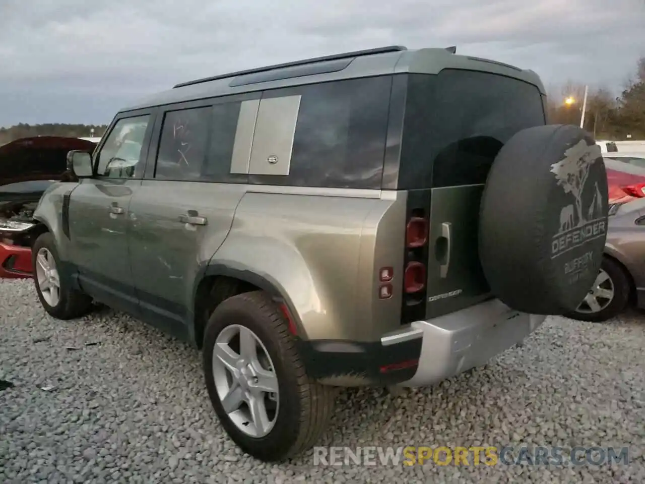 3 Photograph of a damaged car SALEP7RU8N2065554 LAND ROVER DEFENDER 2022