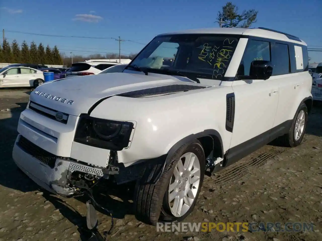 2 Photograph of a damaged car SALEP7RU8N2088719 LAND ROVER DEFENDER 2022