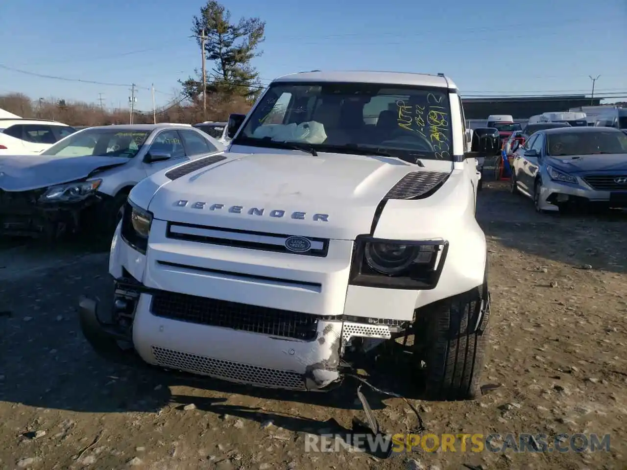 9 Фотография поврежденного автомобиля SALEP7RU8N2088719 LAND ROVER DEFENDER 2022