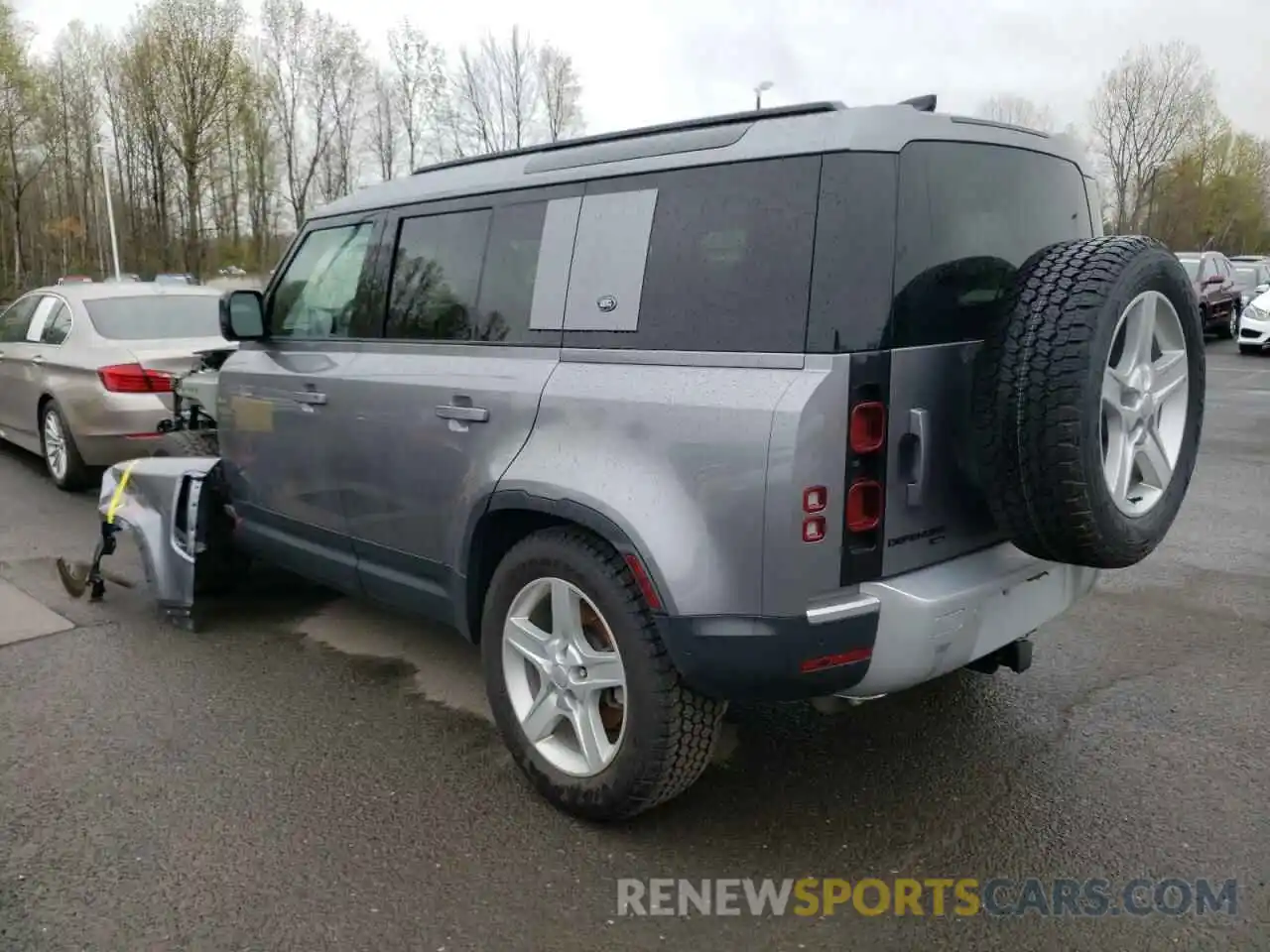 3 Фотография поврежденного автомобиля SALEPERU7N2085282 LAND ROVER DEFENDER 2022