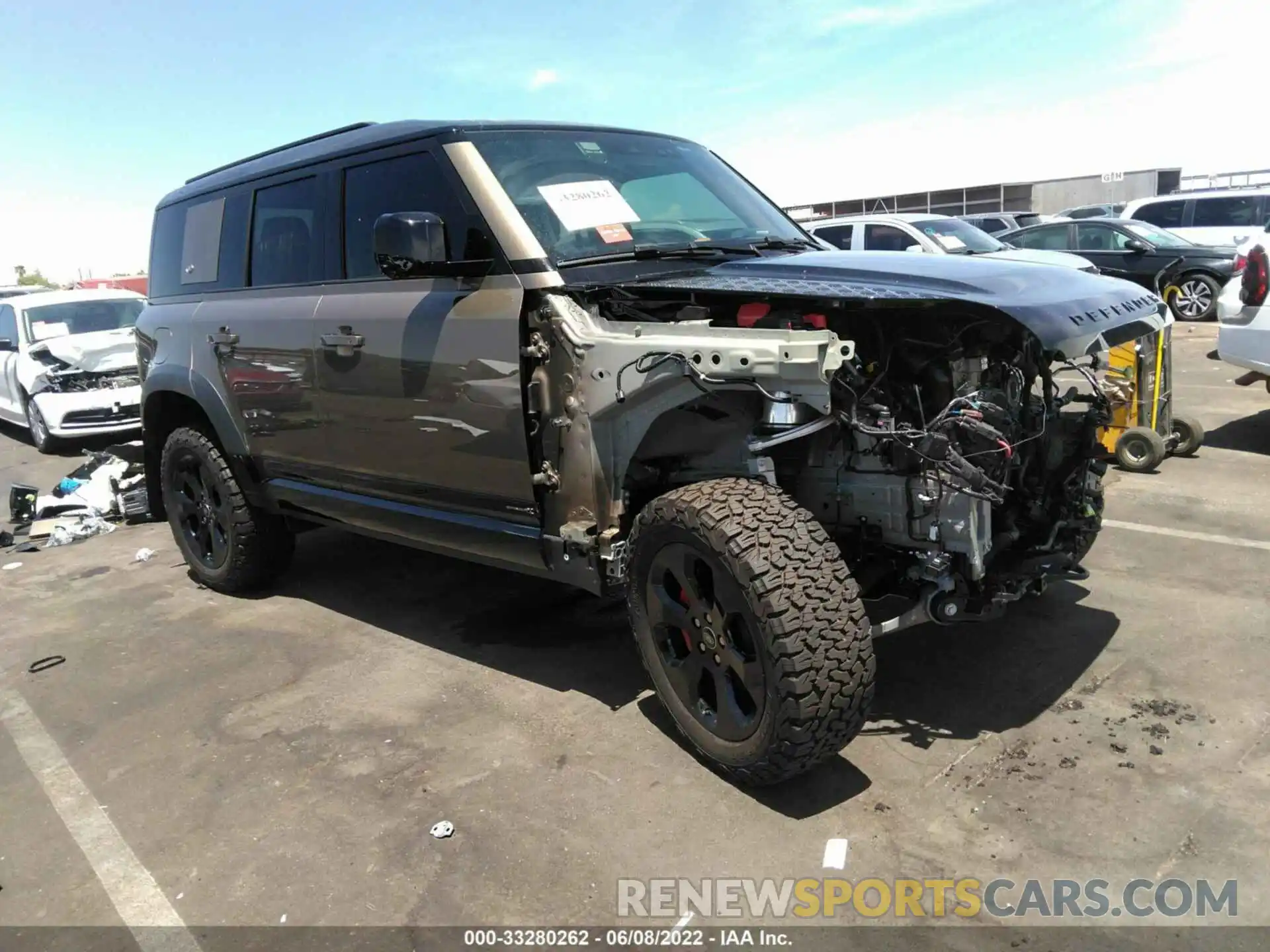 1 Photograph of a damaged car SALEX7RU0N2096989 LAND ROVER DEFENDER 2022