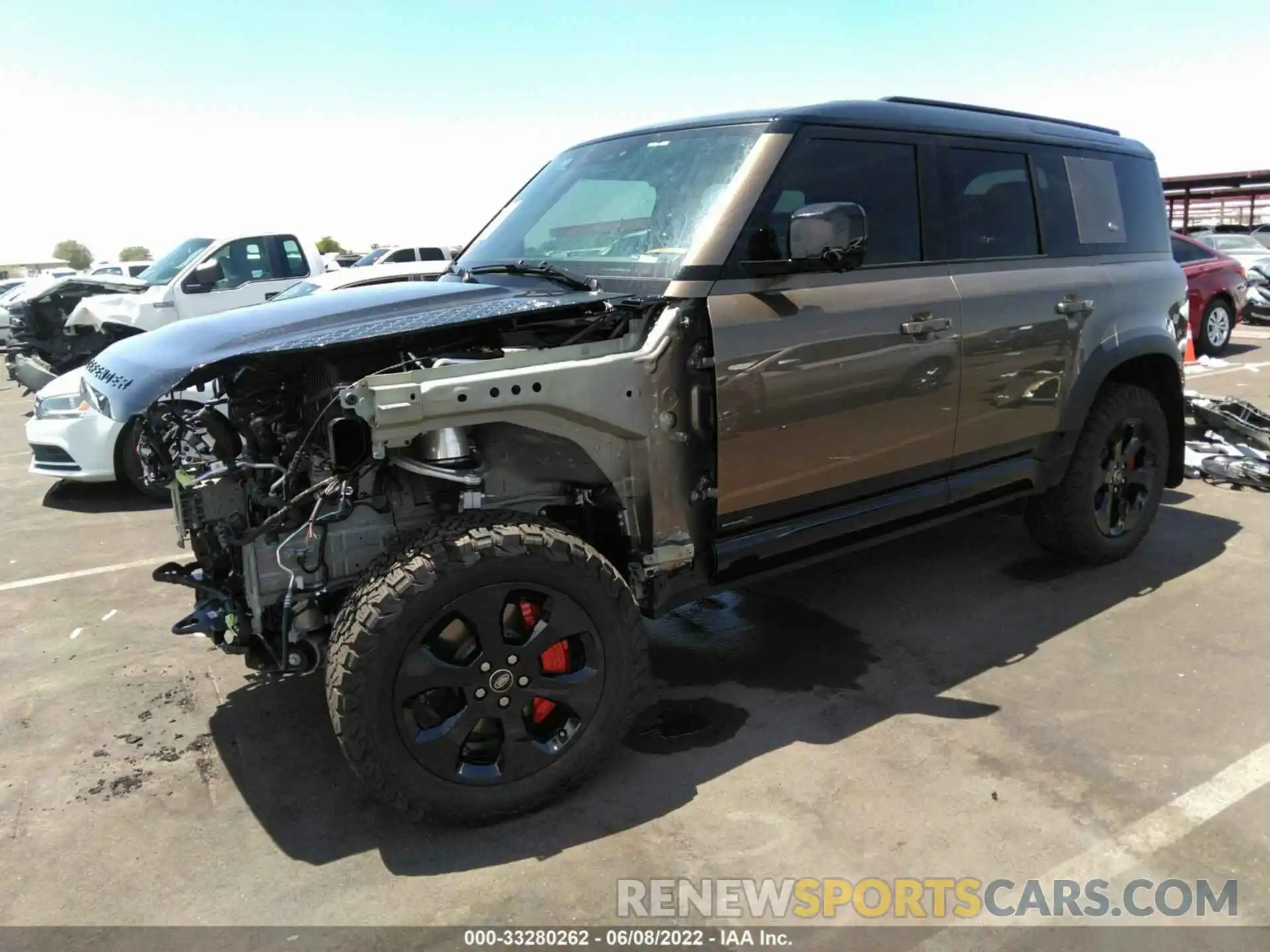 2 Photograph of a damaged car SALEX7RU0N2096989 LAND ROVER DEFENDER 2022