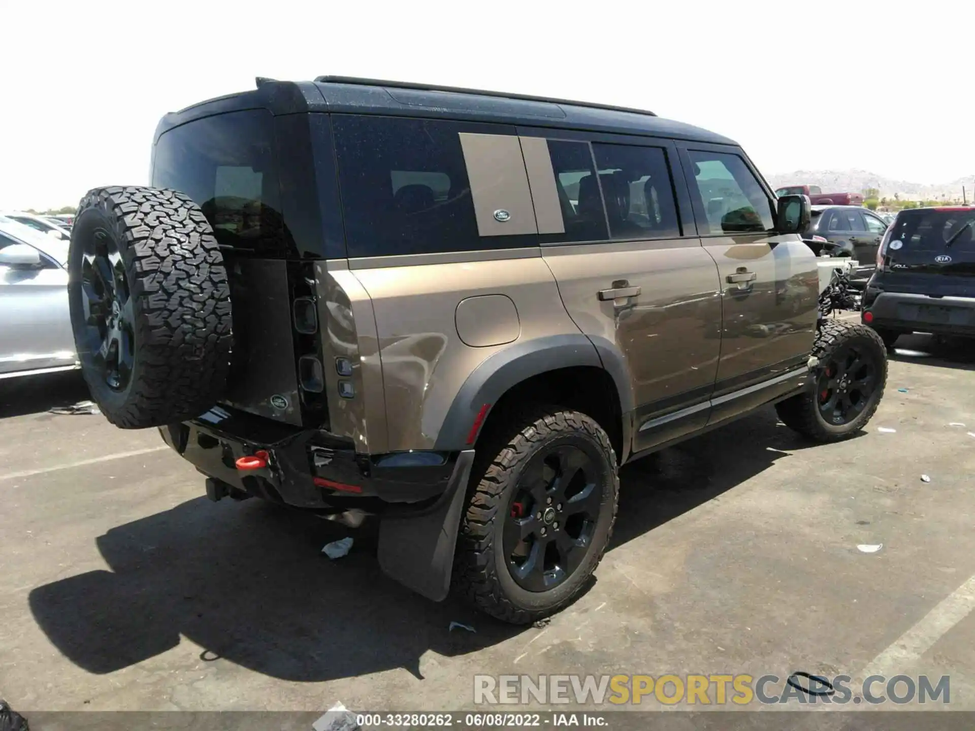 4 Фотография поврежденного автомобиля SALEX7RU0N2096989 LAND ROVER DEFENDER 2022