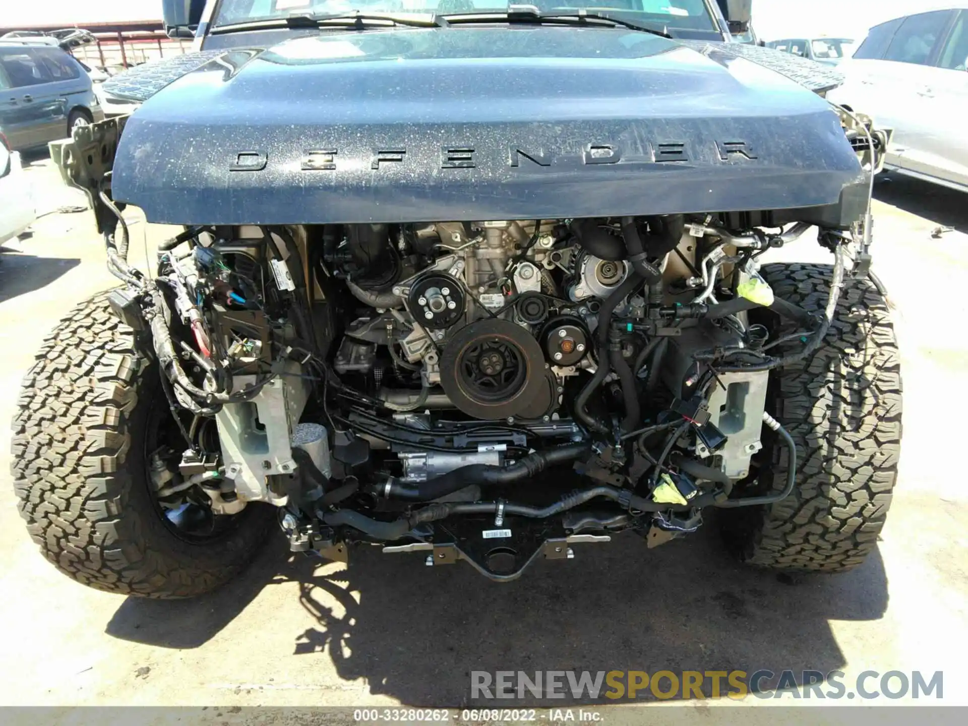 6 Photograph of a damaged car SALEX7RU0N2096989 LAND ROVER DEFENDER 2022