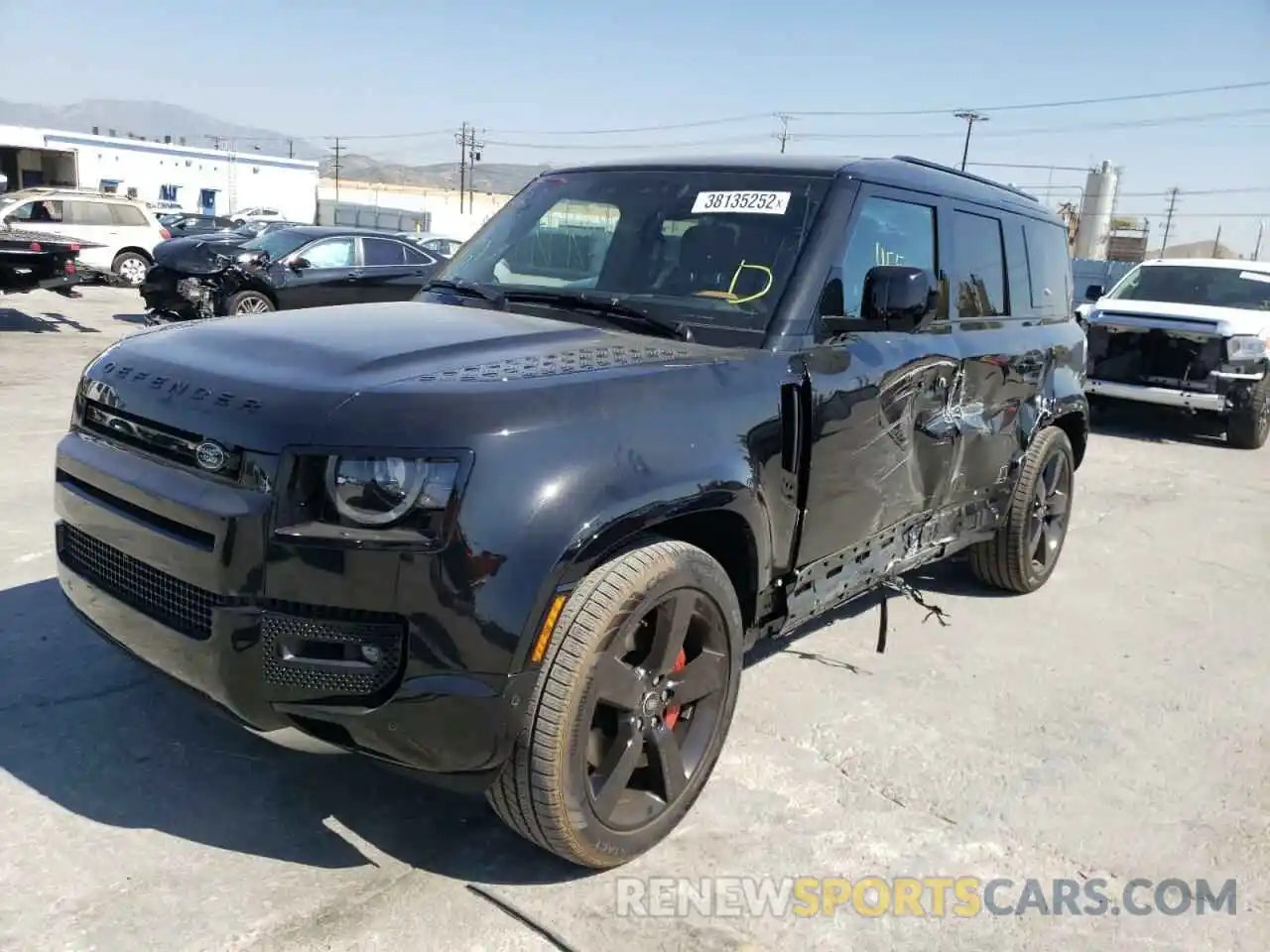 2 Photograph of a damaged car SALEXERU4N2096403 LAND ROVER DEFENDER 2022