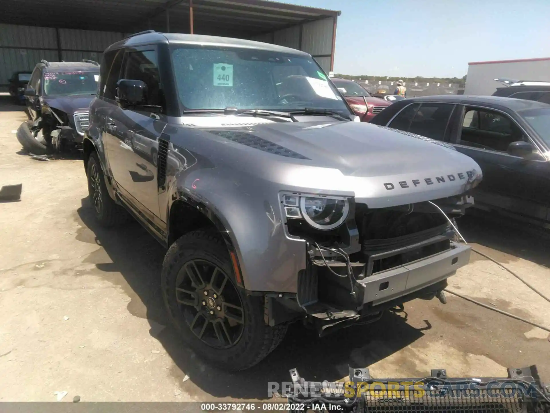 1 Photograph of a damaged car SALEY6RU6N2068850 LAND ROVER DEFENDER 2022