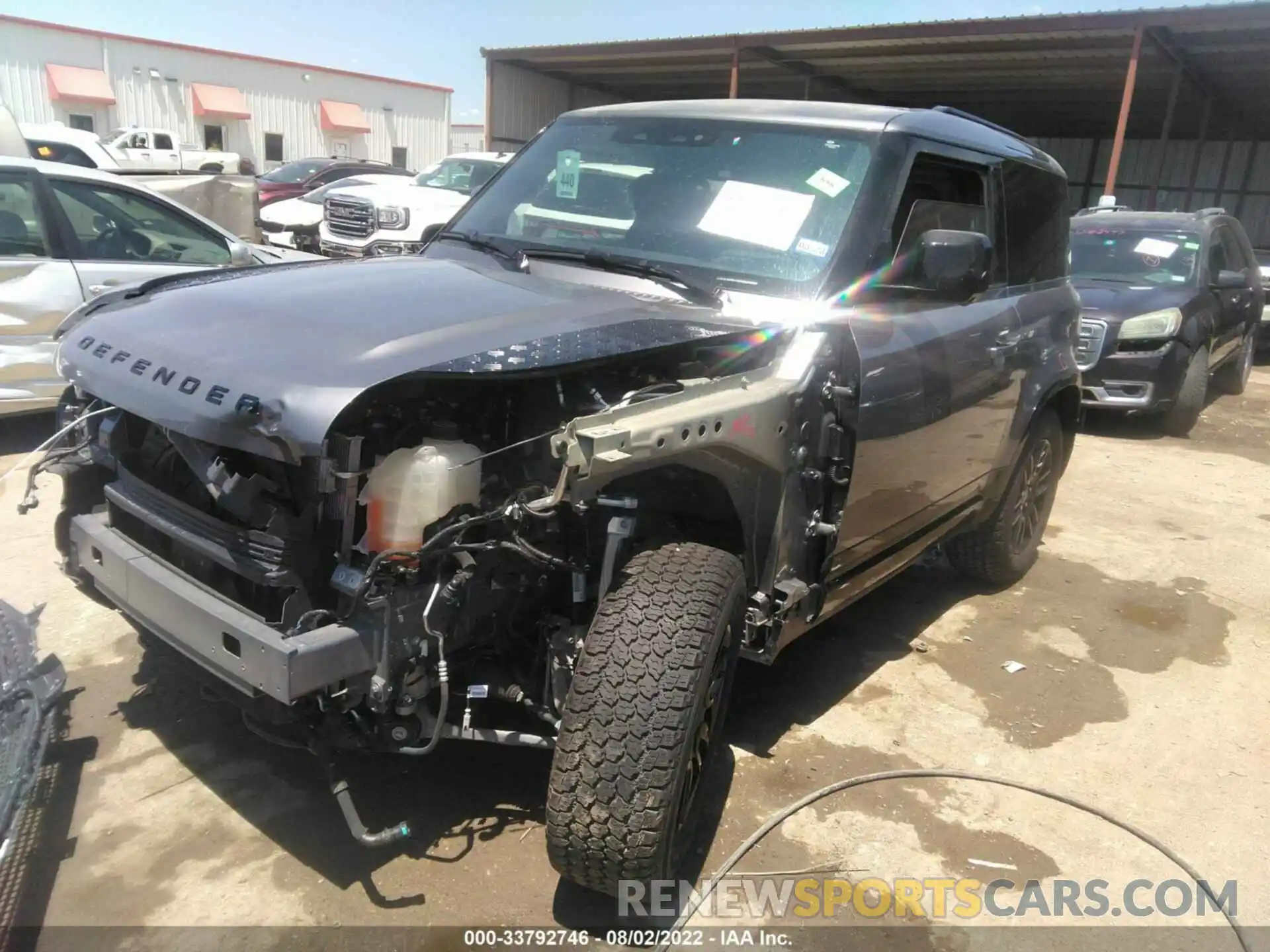 2 Photograph of a damaged car SALEY6RU6N2068850 LAND ROVER DEFENDER 2022