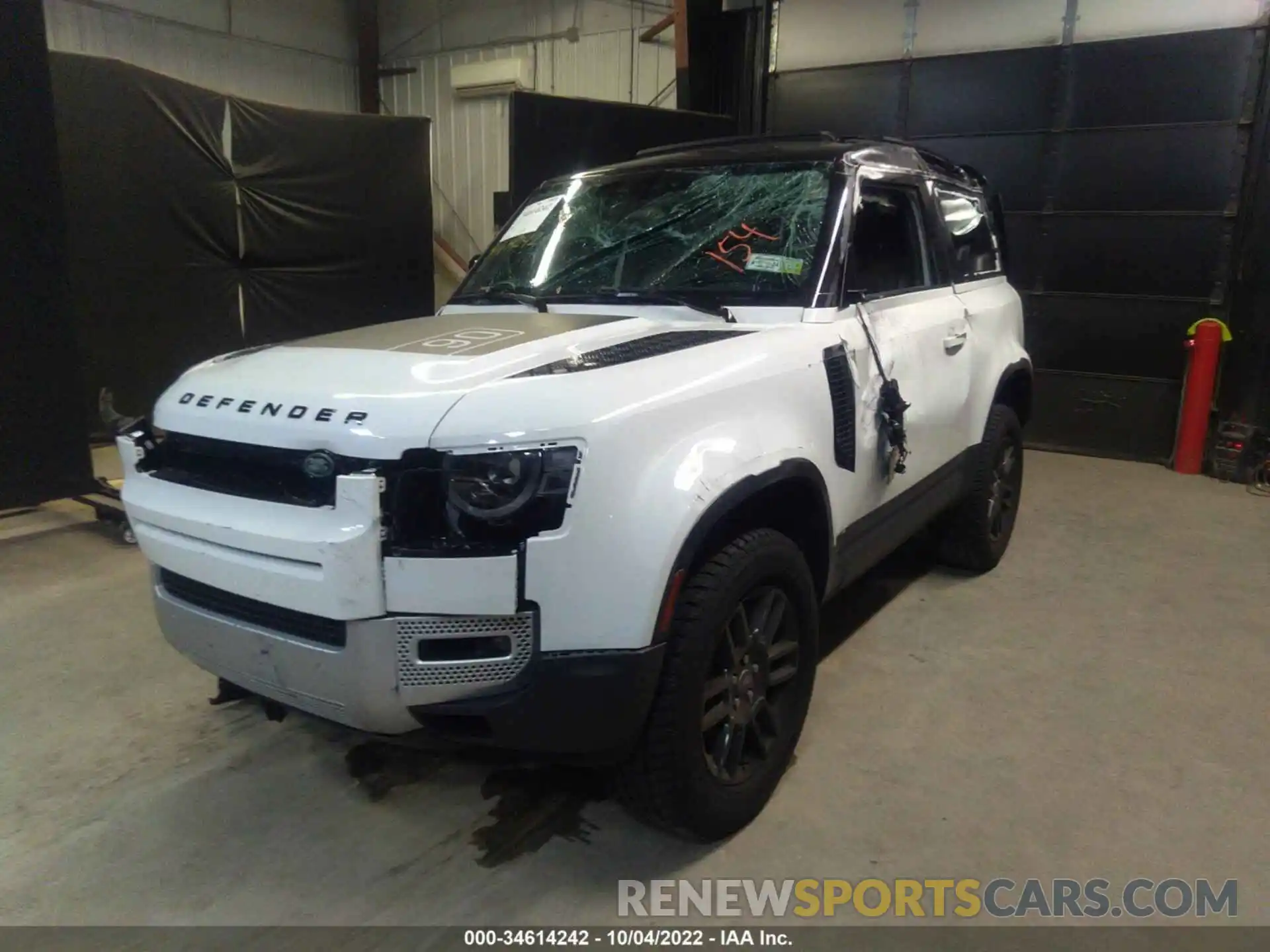 2 Photograph of a damaged car SALEP6EU9P2113694 LAND ROVER DEFENDER 2023