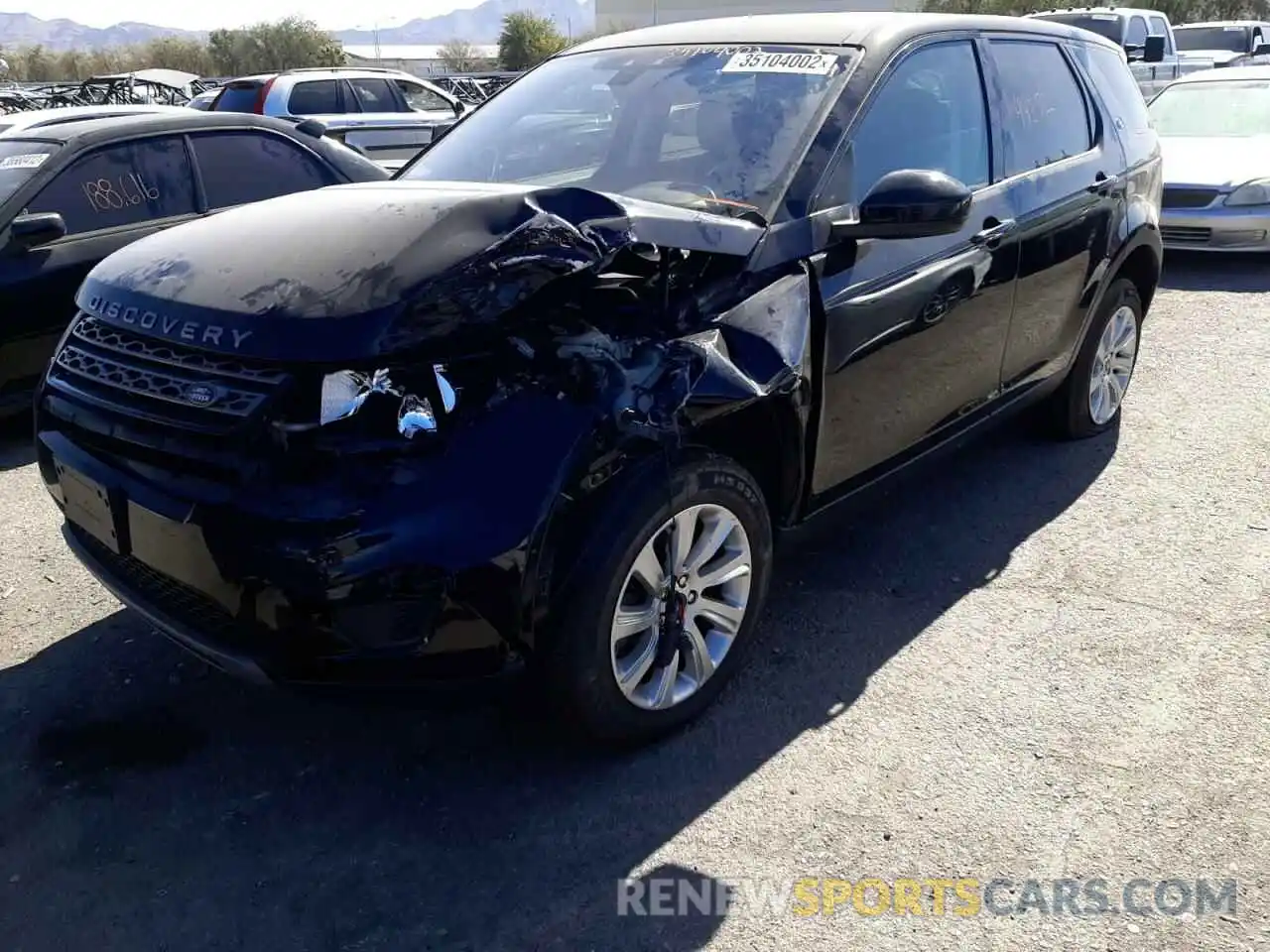 2 Photograph of a damaged car SALCP2FX0KH786615 LAND ROVER DISCOVERY 2019