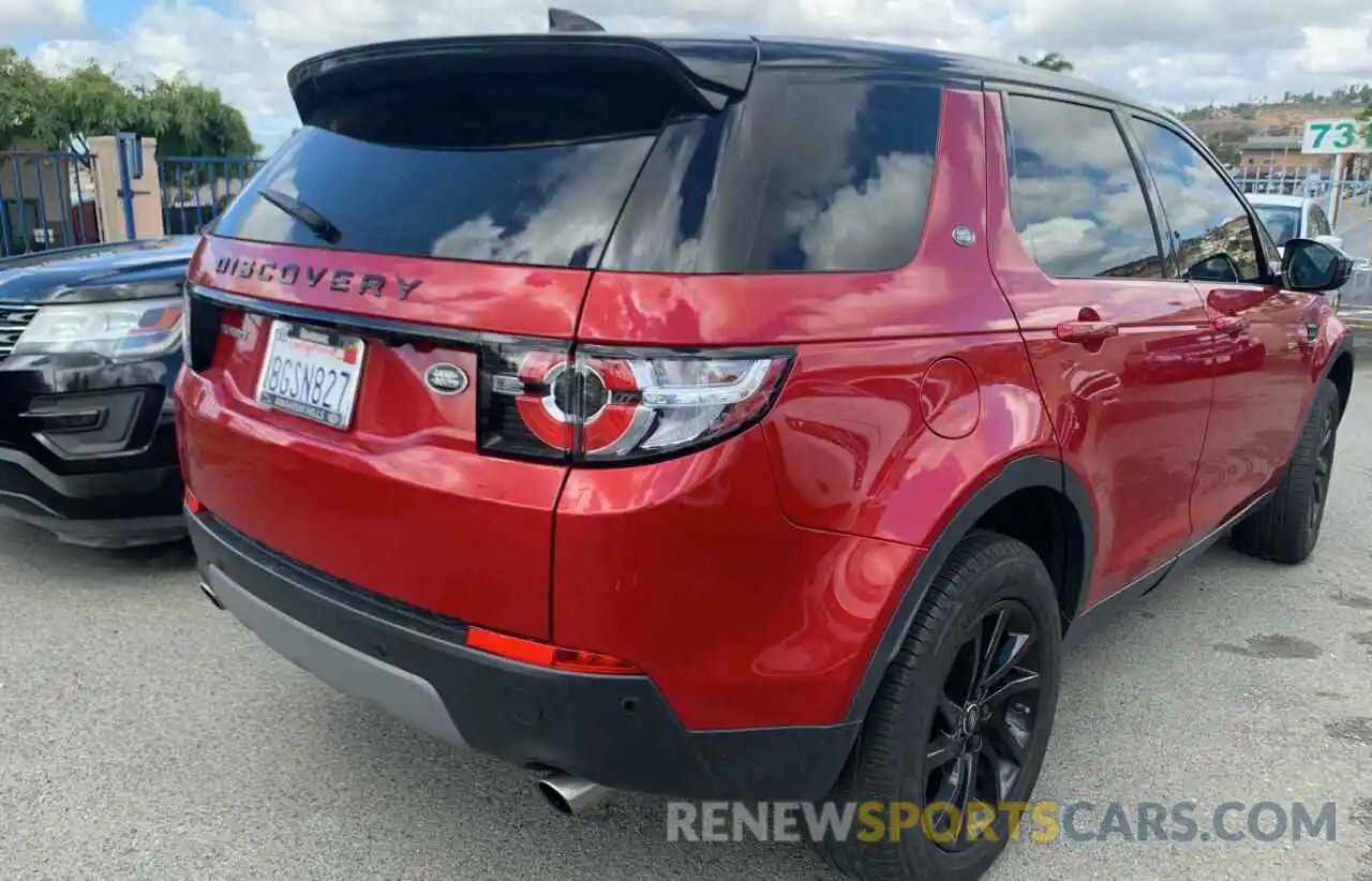 4 Photograph of a damaged car SALCP2FX2KH788866 LAND ROVER DISCOVERY 2019