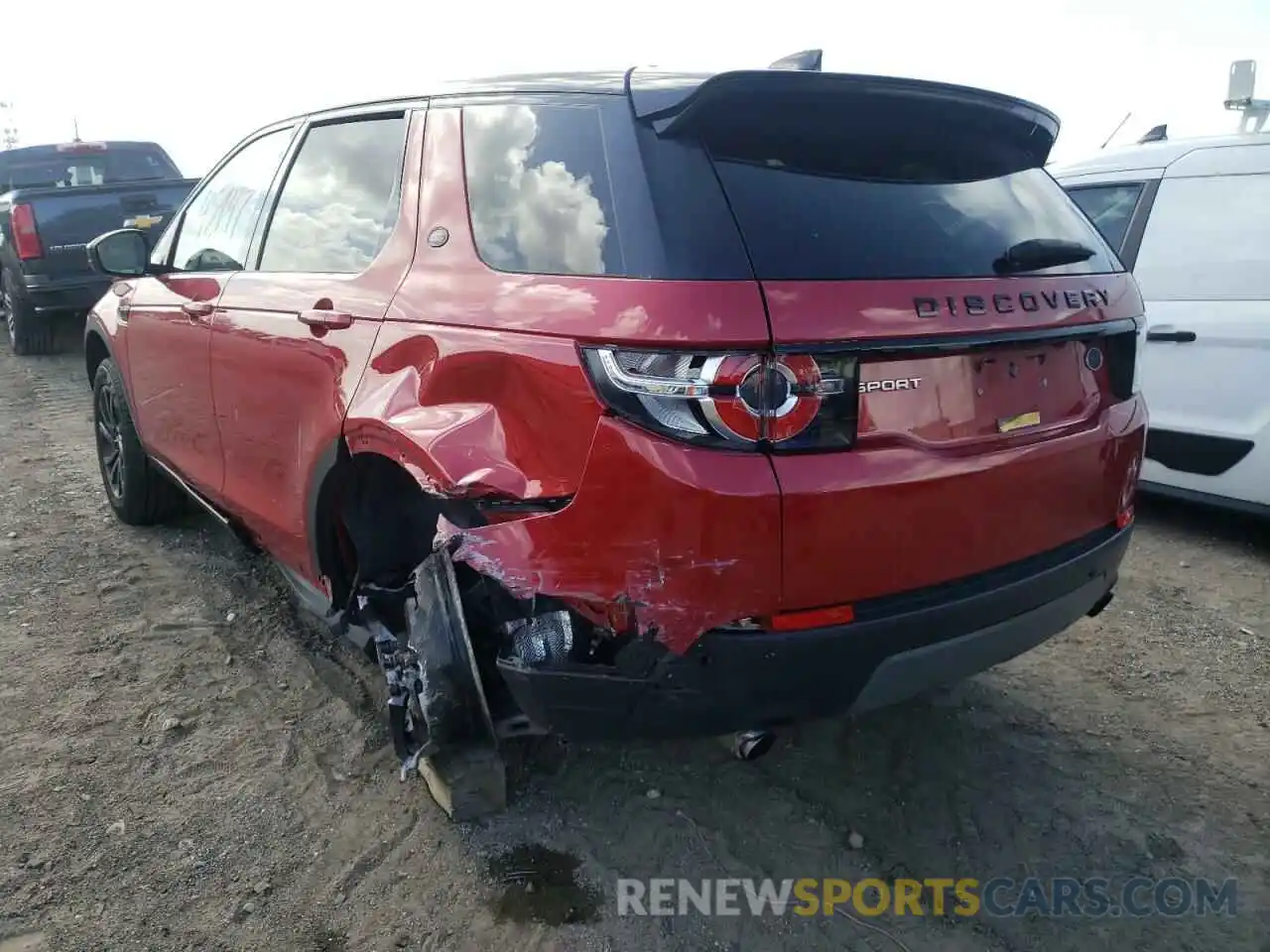 3 Photograph of a damaged car SALCP2FX2KH829321 LAND ROVER DISCOVERY 2019