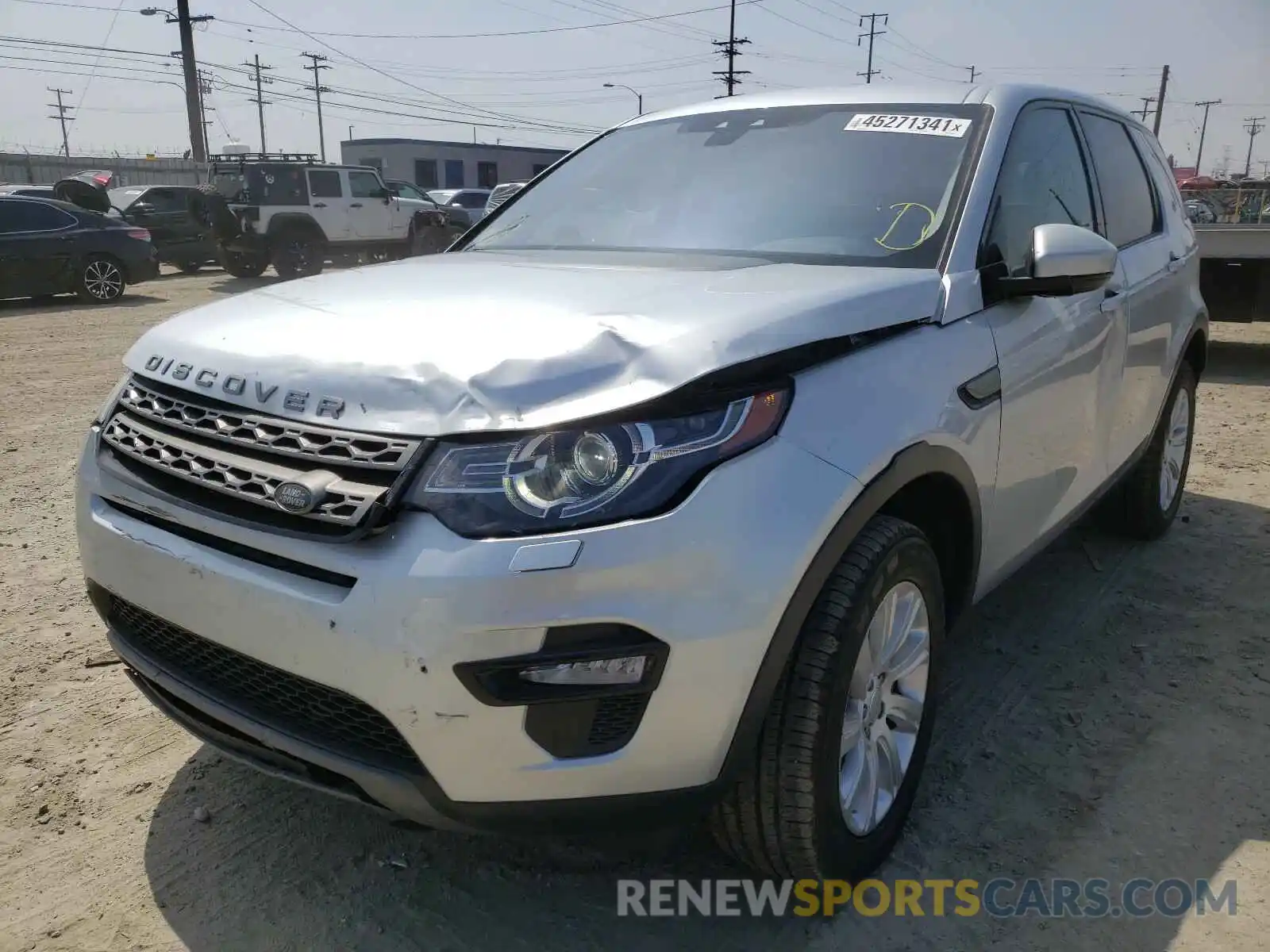 2 Photograph of a damaged car SALCP2FX8KH791884 LAND ROVER DISCOVERY 2019