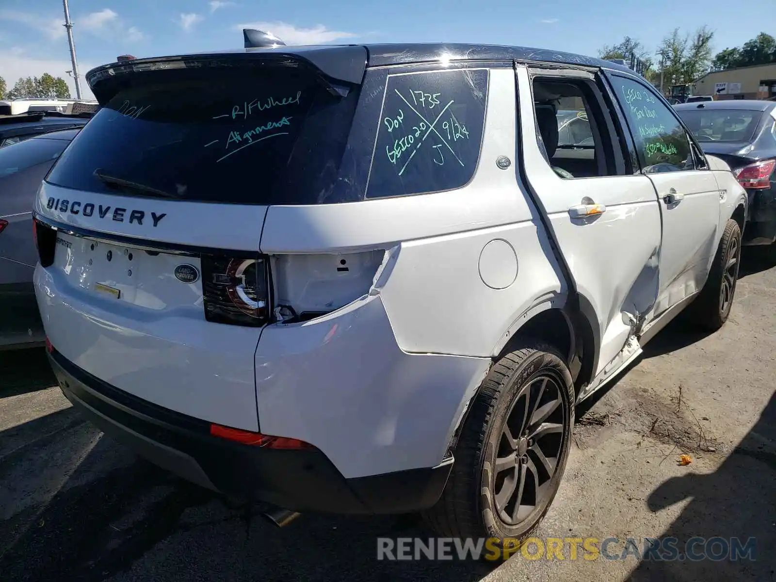 4 Фотография поврежденного автомобиля SALCP2FX8KH829145 LAND ROVER DISCOVERY 2019