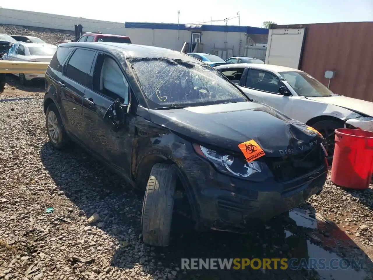 1 Photograph of a damaged car SALCP2FXXKH828983 LAND ROVER DISCOVERY 2019