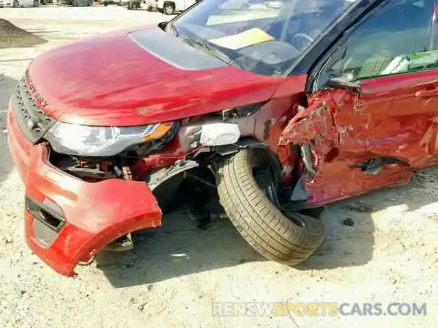 9 Photograph of a damaged car SALCR2FX0KH794787 LAND ROVER DISCOVERY 2019