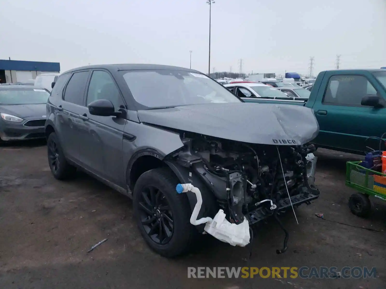 1 Photograph of a damaged car SALCR2FX1KH802993 LAND ROVER DISCOVERY 2019