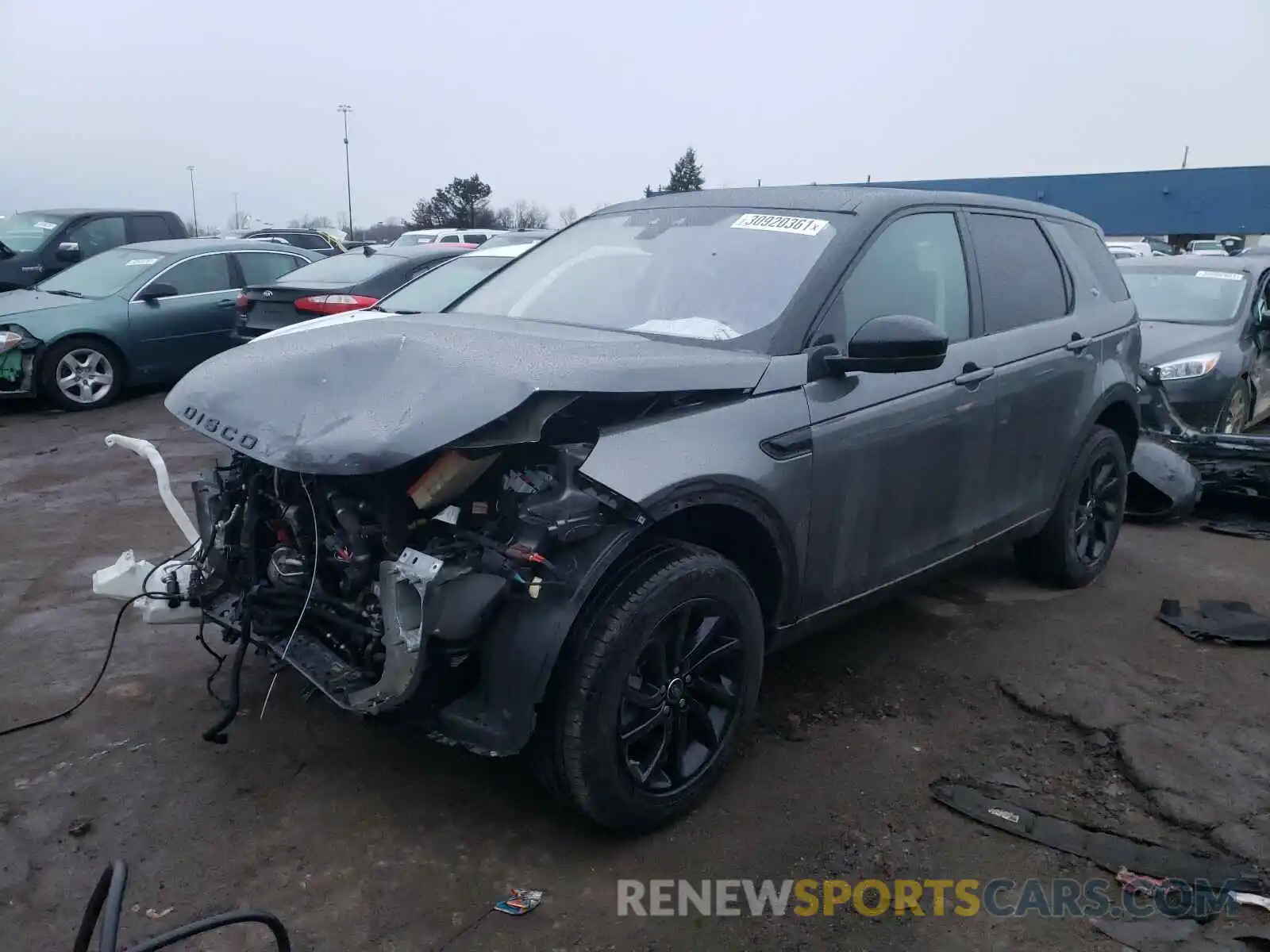 2 Фотография поврежденного автомобиля SALCR2FX1KH802993 LAND ROVER DISCOVERY 2019