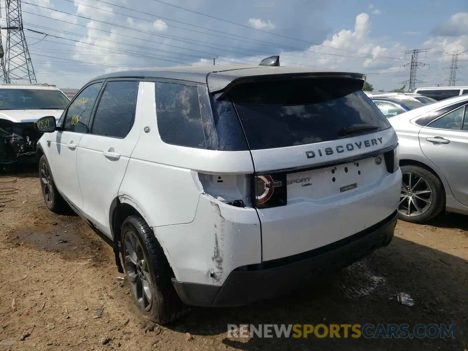 3 Photograph of a damaged car SALCR2FX1KH818367 LAND ROVER DISCOVERY 2019