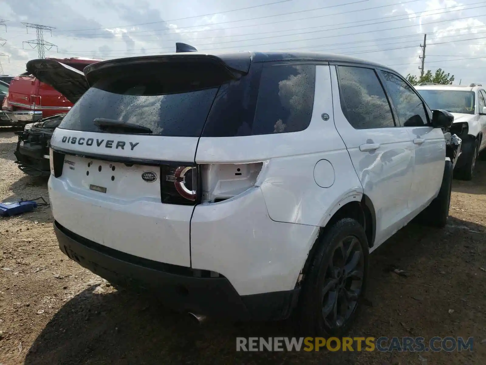 4 Photograph of a damaged car SALCR2FX1KH818367 LAND ROVER DISCOVERY 2019