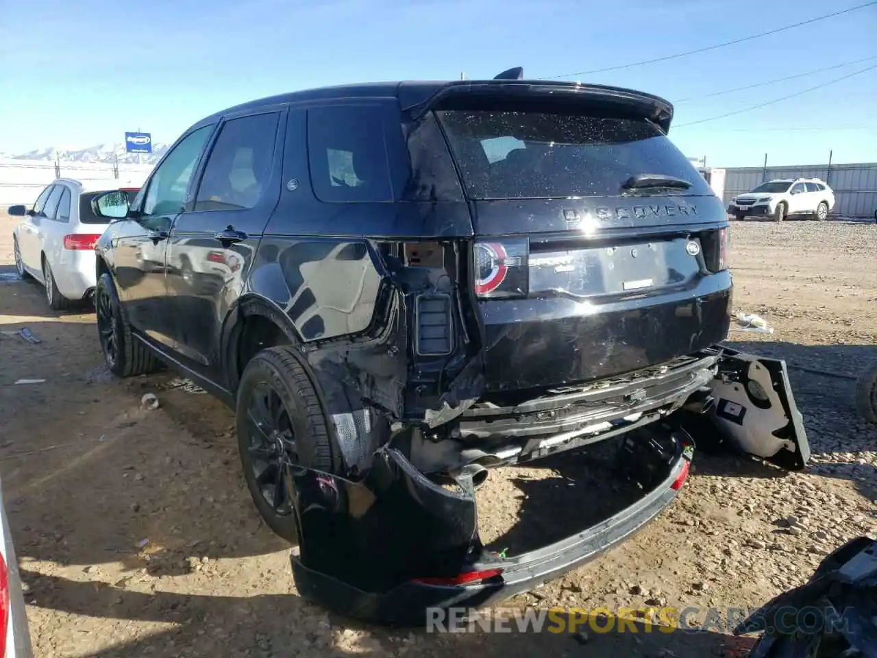 3 Фотография поврежденного автомобиля SALCR2FX2KH808124 LAND ROVER DISCOVERY 2019