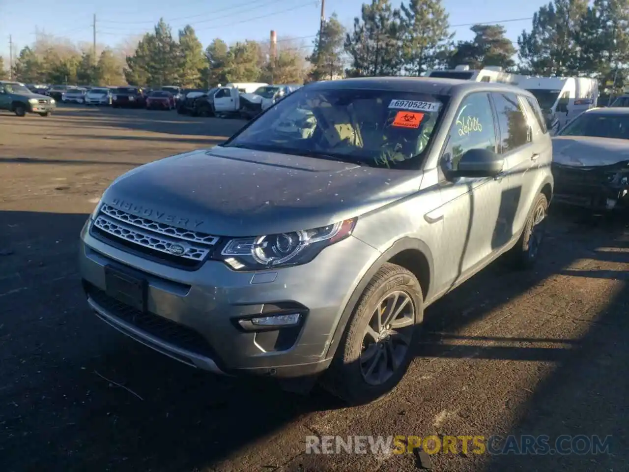 2 Photograph of a damaged car SALCR2FX3KH799675 LAND ROVER DISCOVERY 2019