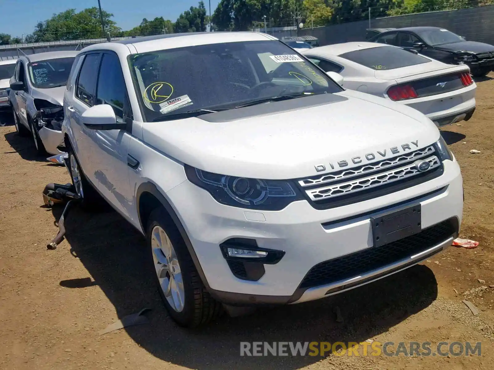 1 Фотография поврежденного автомобиля SALCR2FX4KH783632 LAND ROVER DISCOVERY 2019