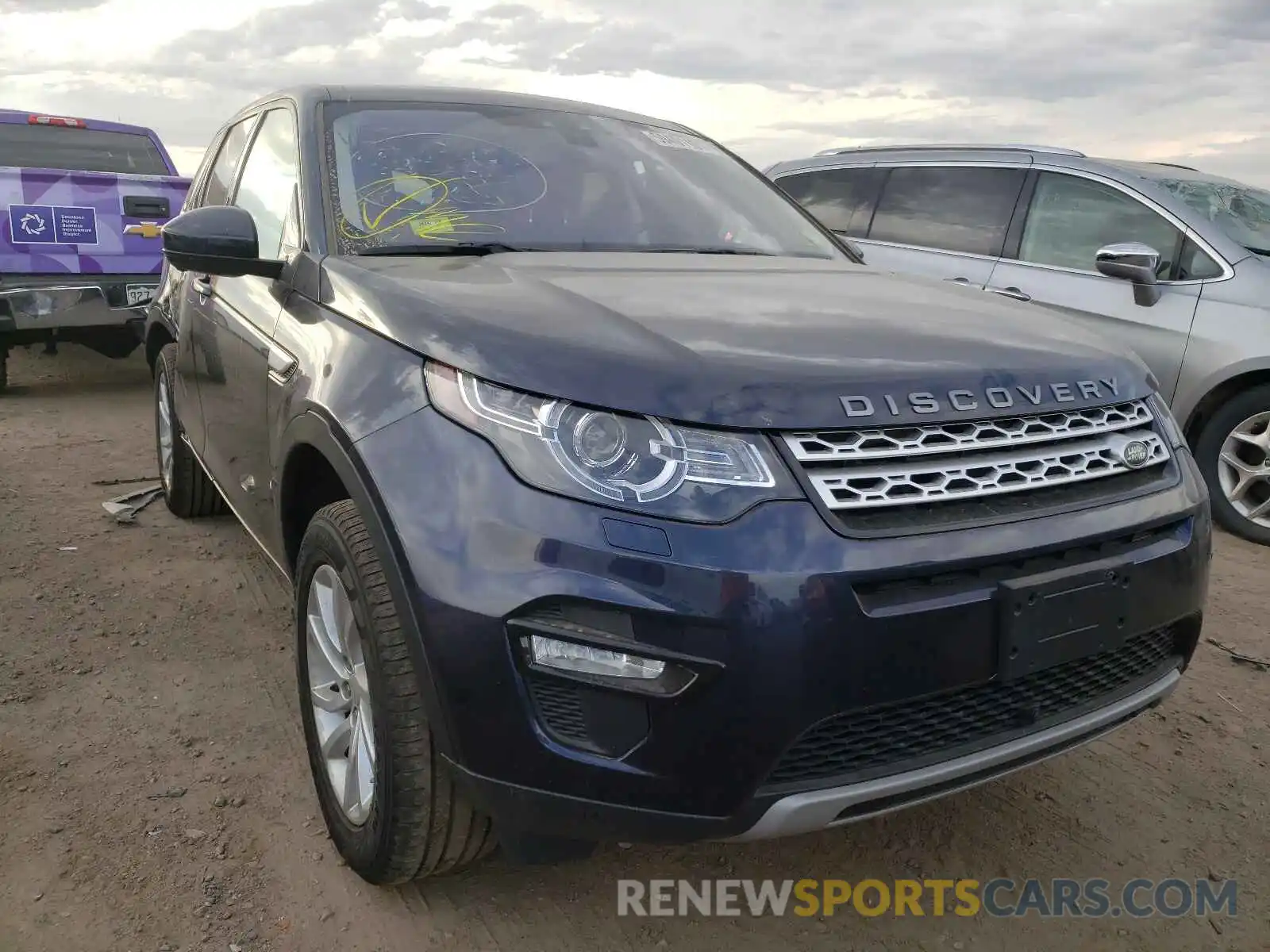 1 Photograph of a damaged car SALCR2FX5KH800356 LAND ROVER DISCOVERY 2019