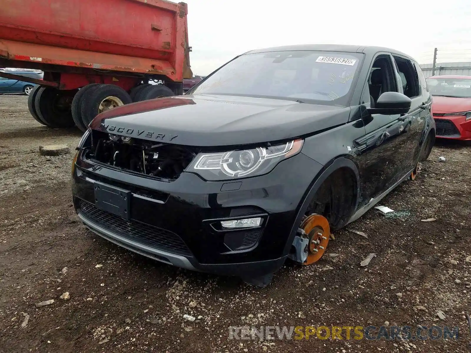 2 Фотография поврежденного автомобиля SALCR2FX7KH807776 LAND ROVER DISCOVERY 2019