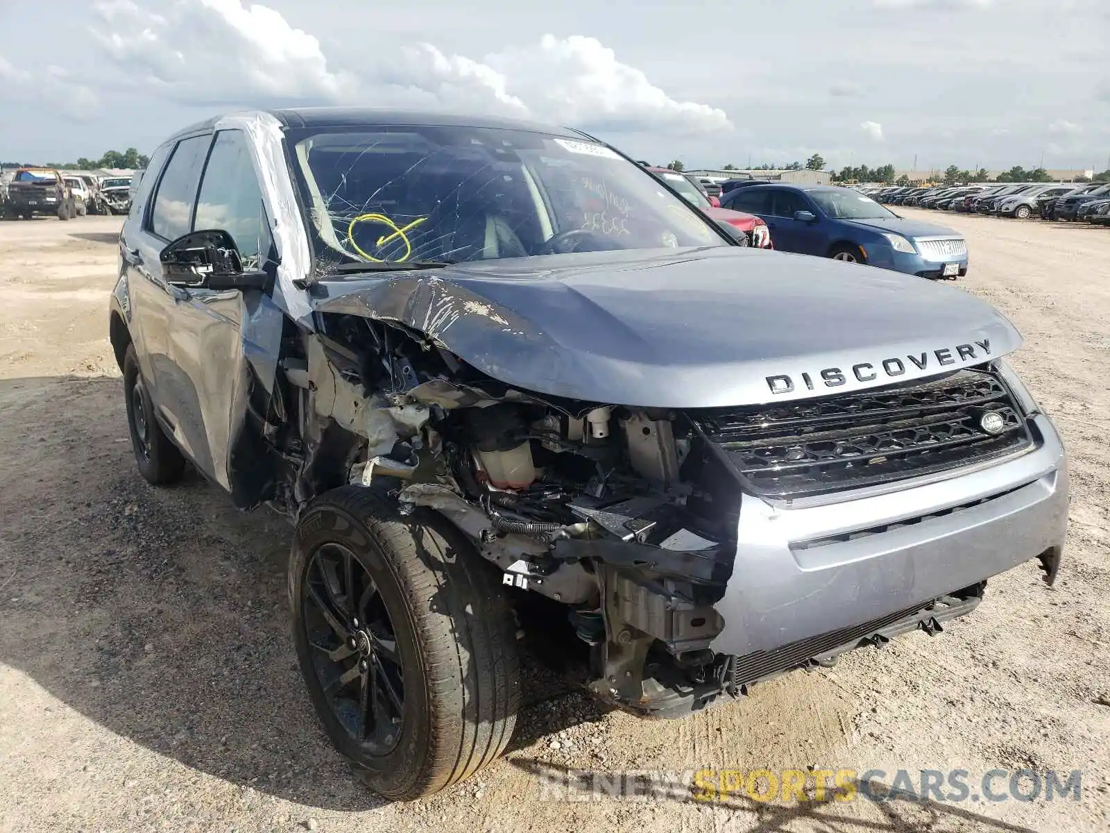 1 Photograph of a damaged car SALCR2FX8KH809827 LAND ROVER DISCOVERY 2019