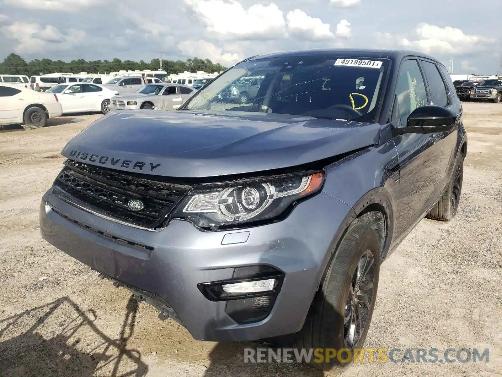 2 Фотография поврежденного автомобиля SALCR2FX8KH809827 LAND ROVER DISCOVERY 2019