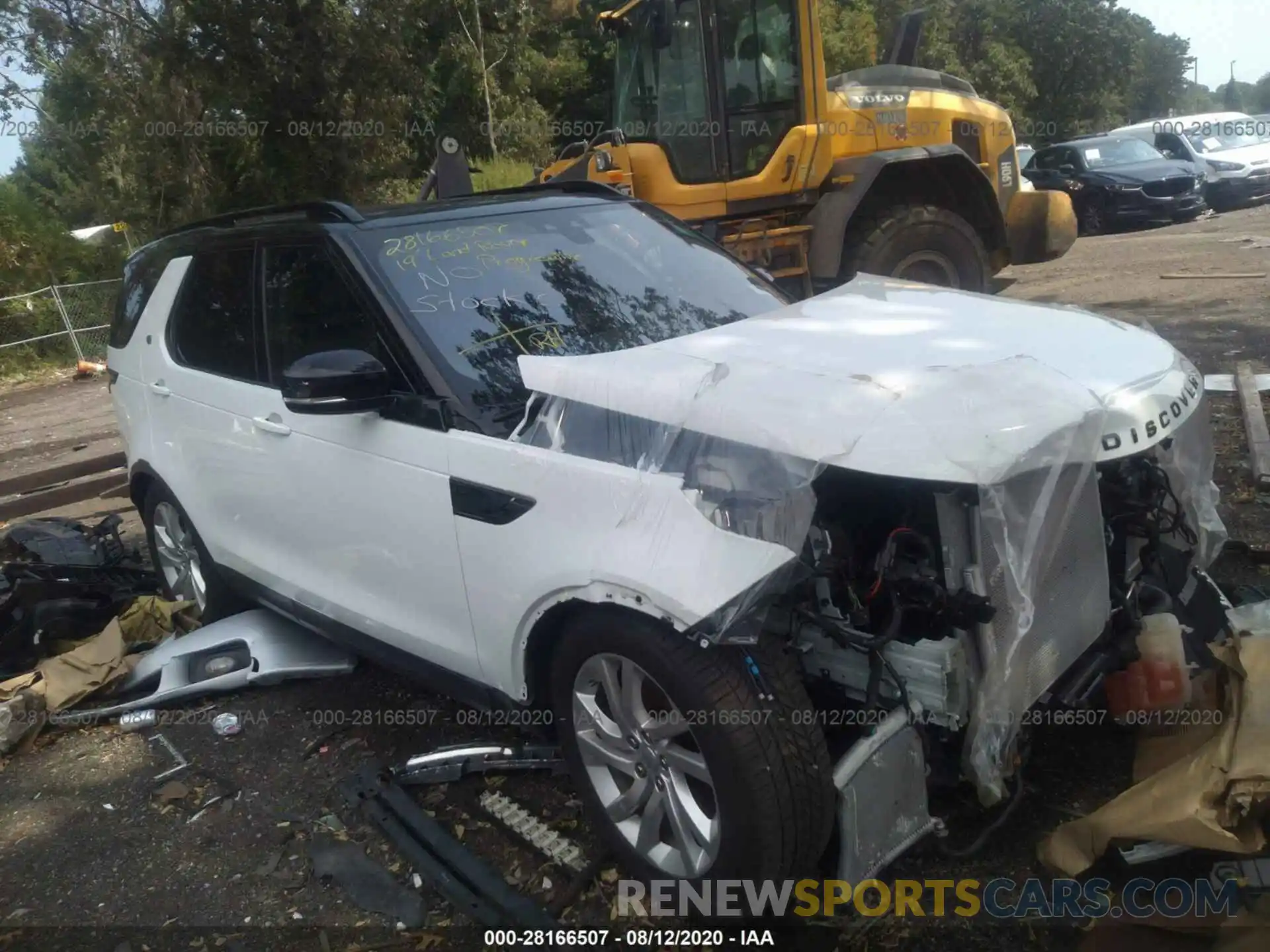 1 Photograph of a damaged car SALRG2RK4K2400727 LAND ROVER DISCOVERY 2019