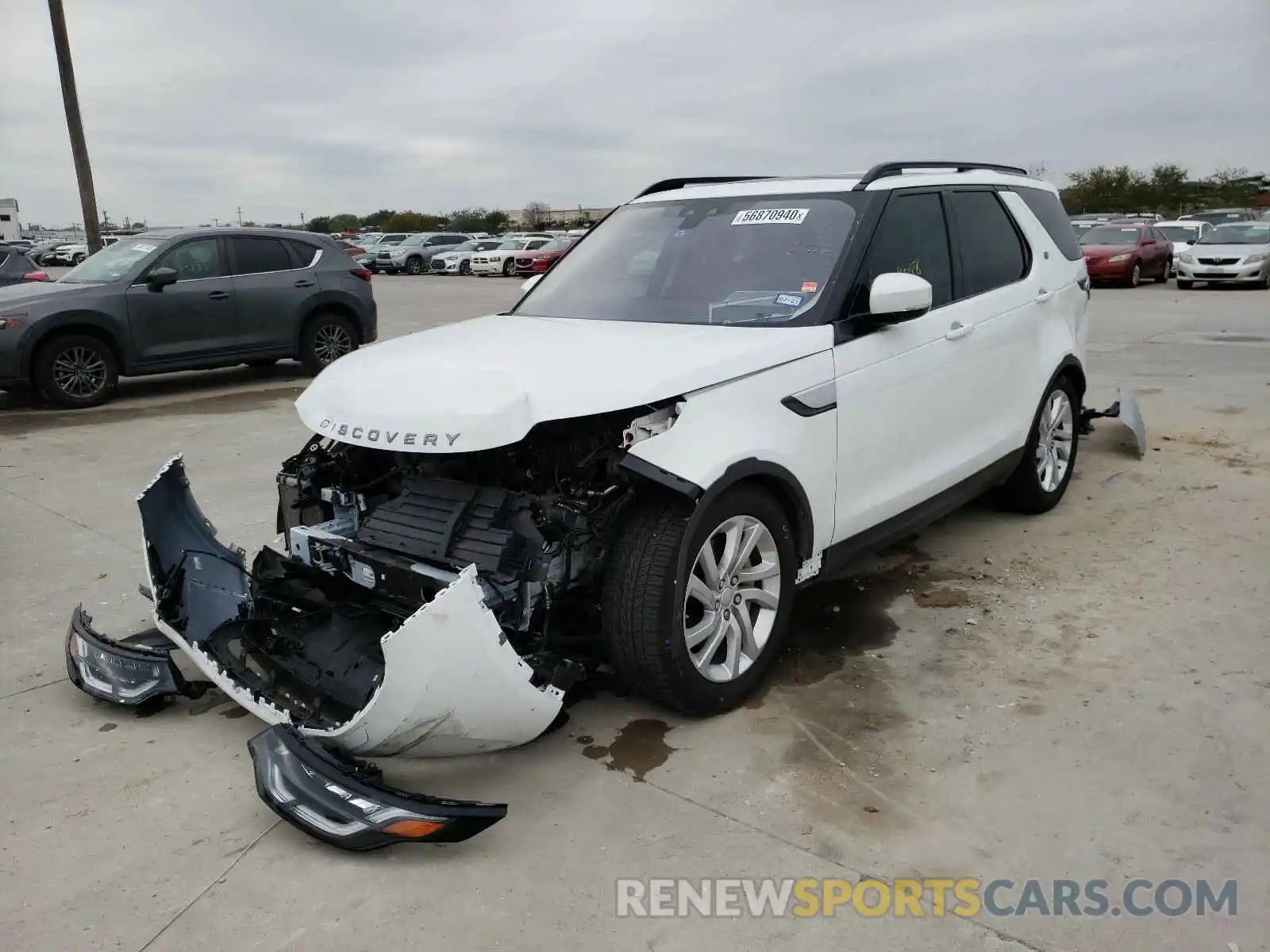 2 Photograph of a damaged car SALRR2RV0K2400311 LAND ROVER DISCOVERY 2019