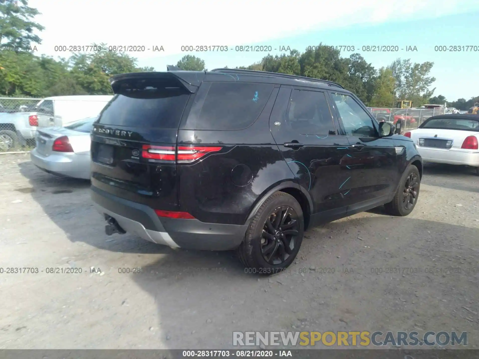 4 Фотография поврежденного автомобиля SALRR2RV5K2405648 LAND ROVER DISCOVERY 2019