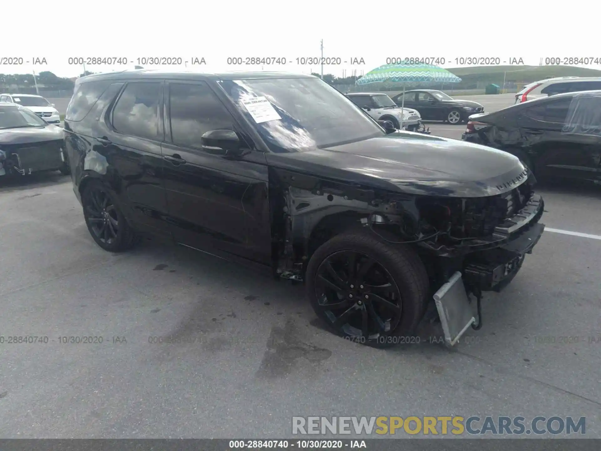 1 Photograph of a damaged car SALRT2RK7K2409420 LAND ROVER DISCOVERY 2019