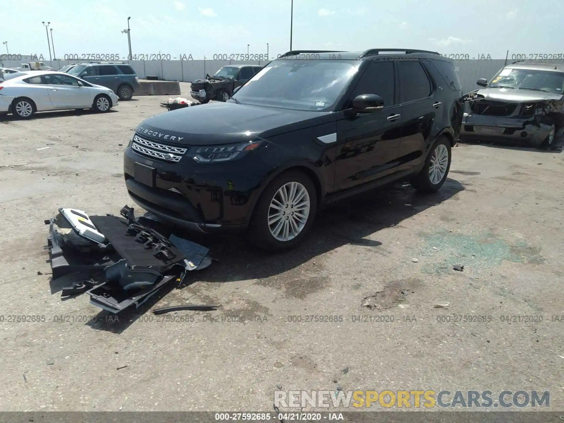 2 Photograph of a damaged car SALRT2RV9K2400325 LAND ROVER DISCOVERY 2019