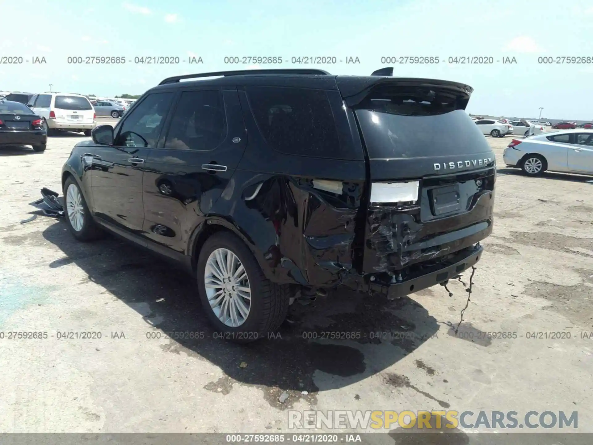 3 Photograph of a damaged car SALRT2RV9K2400325 LAND ROVER DISCOVERY 2019