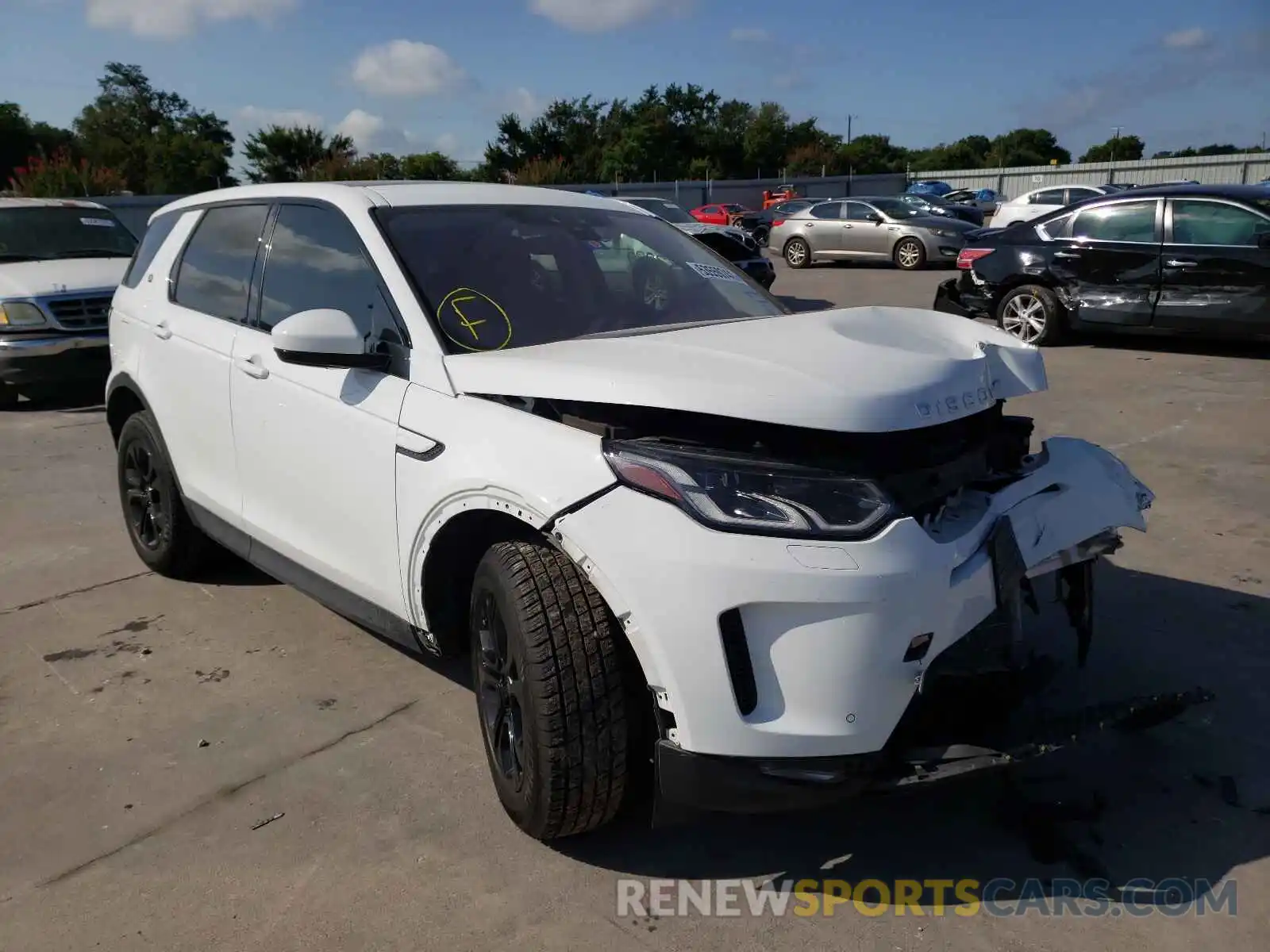 1 Photograph of a damaged car SALCJ2FX1LH834562 LAND ROVER DISCOVERY 2020