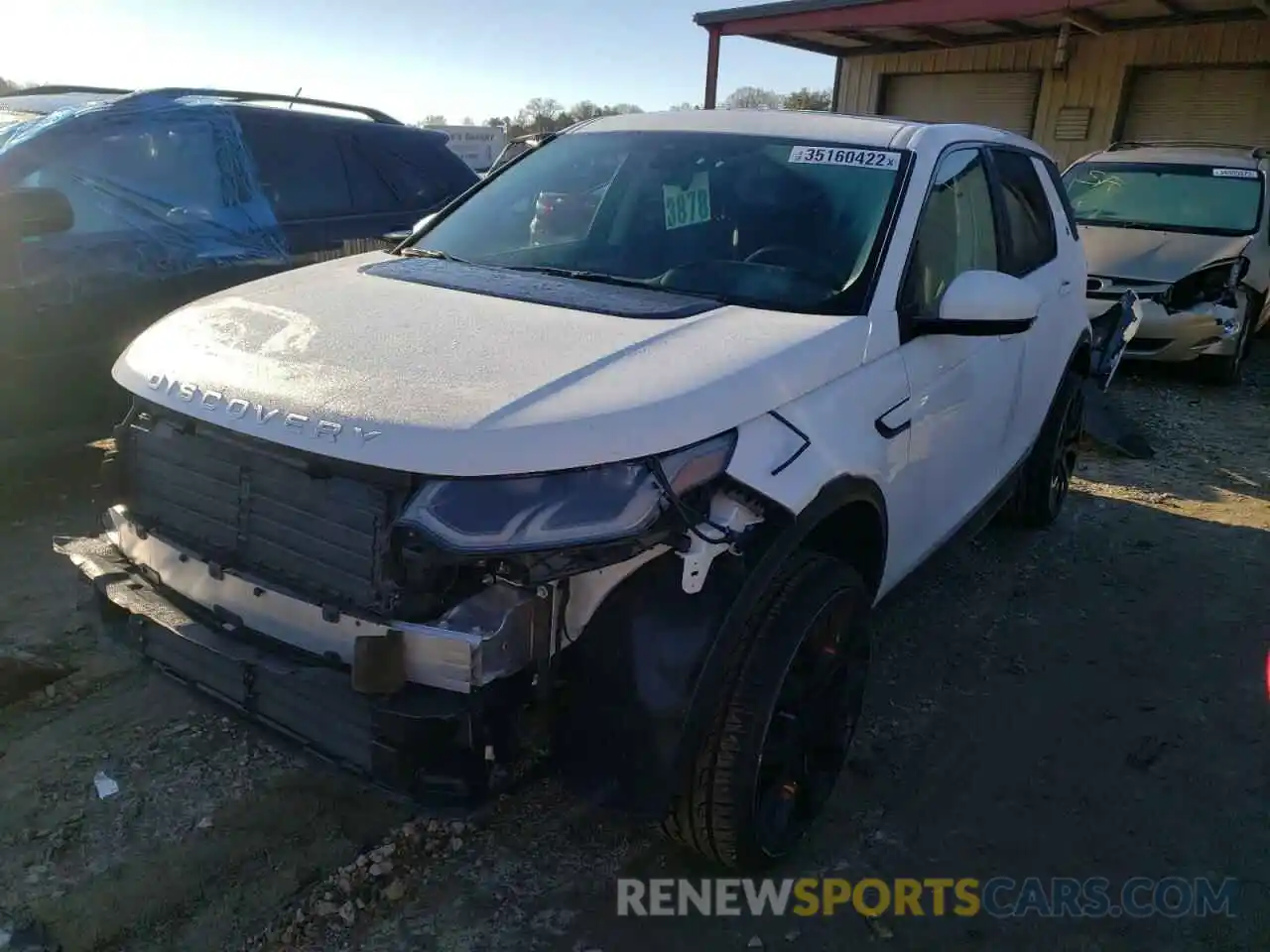 2 Photograph of a damaged car SALCJ2FX2LH834957 LAND ROVER DISCOVERY 2020