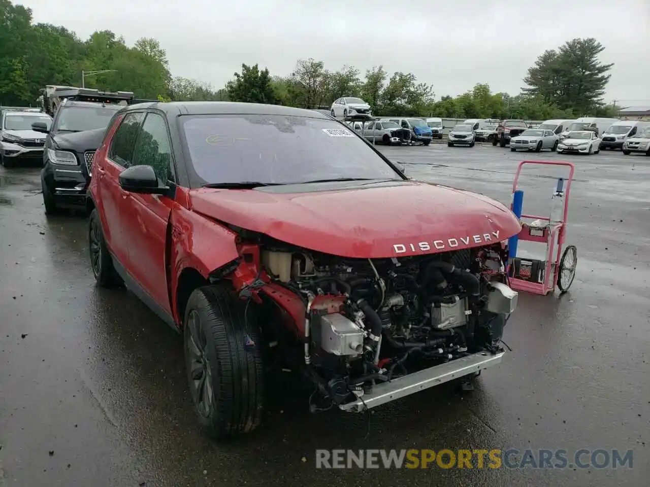 1 Photograph of a damaged car SALCJ2FX2LH839849 LAND ROVER DISCOVERY 2020