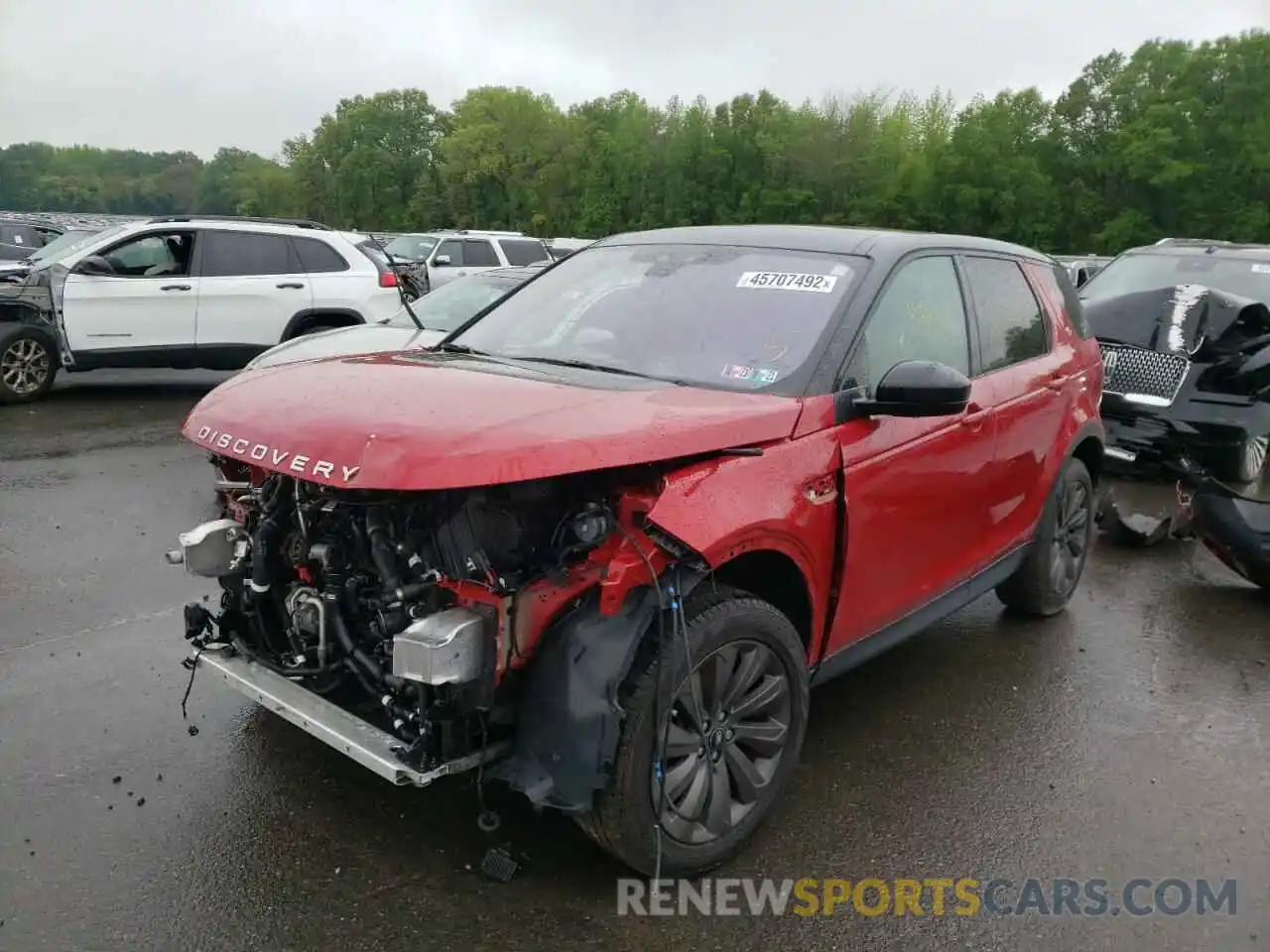 2 Photograph of a damaged car SALCJ2FX2LH839849 LAND ROVER DISCOVERY 2020