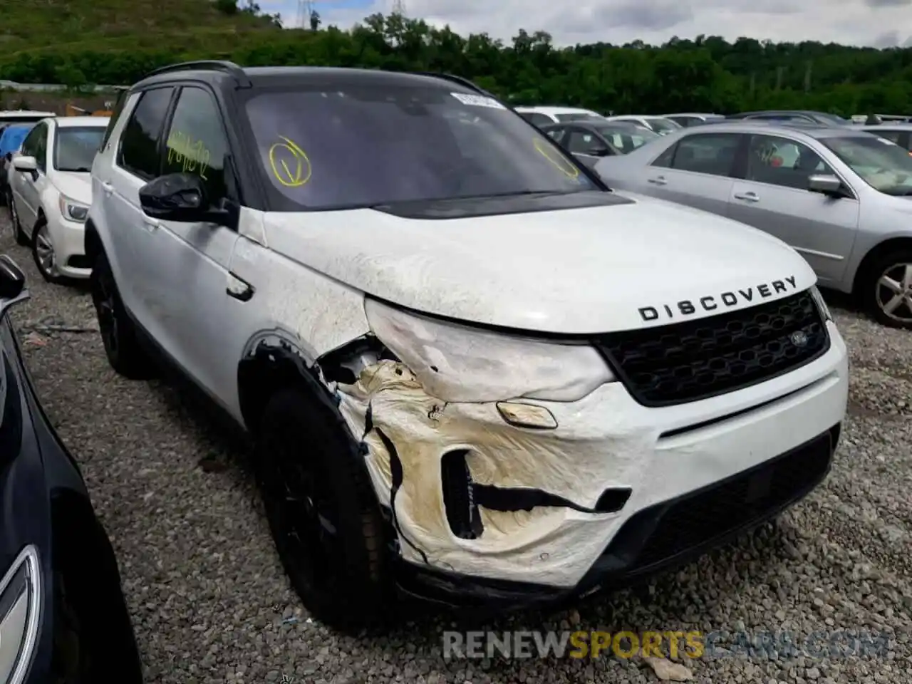 1 Photograph of a damaged car SALCJ2FX2LH878537 LAND ROVER DISCOVERY 2020