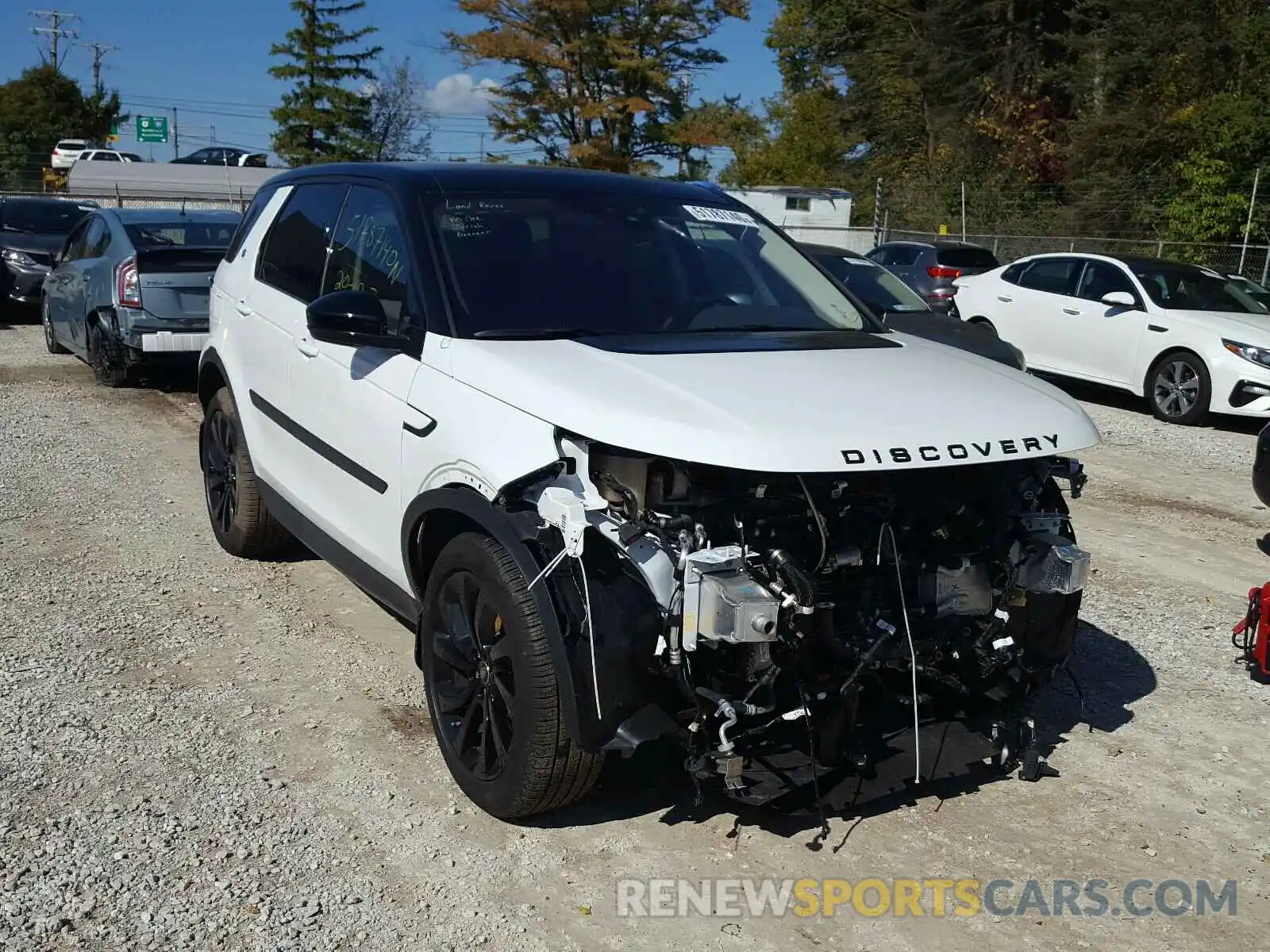 1 Photograph of a damaged car SALCJ2FX4LH846172 LAND ROVER DISCOVERY 2020