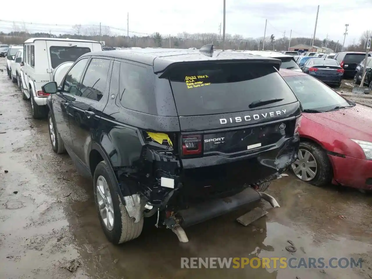 3 Photograph of a damaged car SALCJ2FX4LH846608 LAND ROVER DISCOVERY 2020