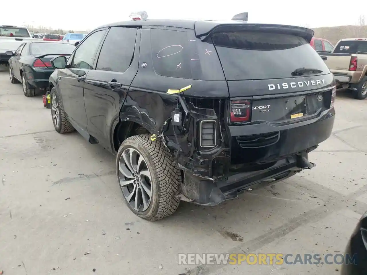 3 Photograph of a damaged car SALCJ2FX4LH848889 LAND ROVER DISCOVERY 2020