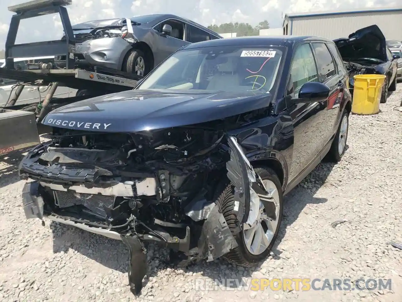 2 Photograph of a damaged car SALCJ2FX6LH838445 LAND ROVER DISCOVERY 2020