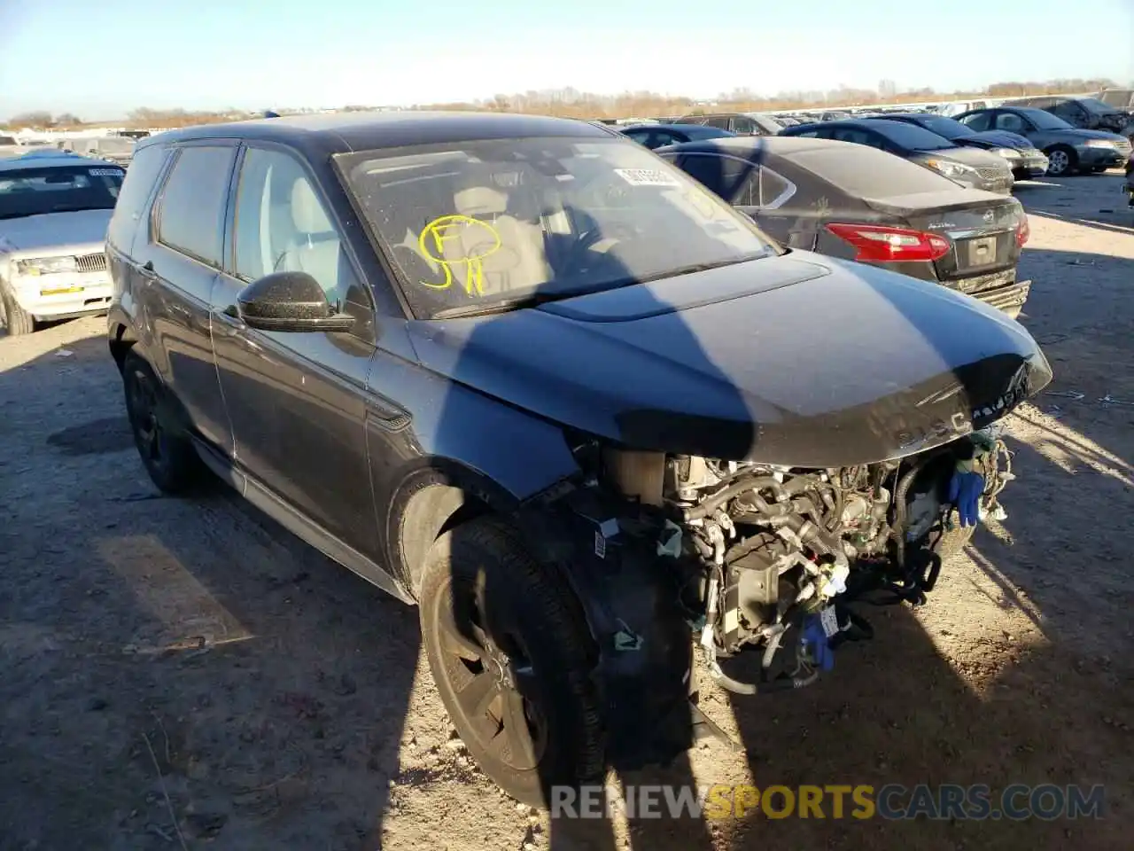 1 Photograph of a damaged car SALCJ2FX6LH858257 LAND ROVER DISCOVERY 2020