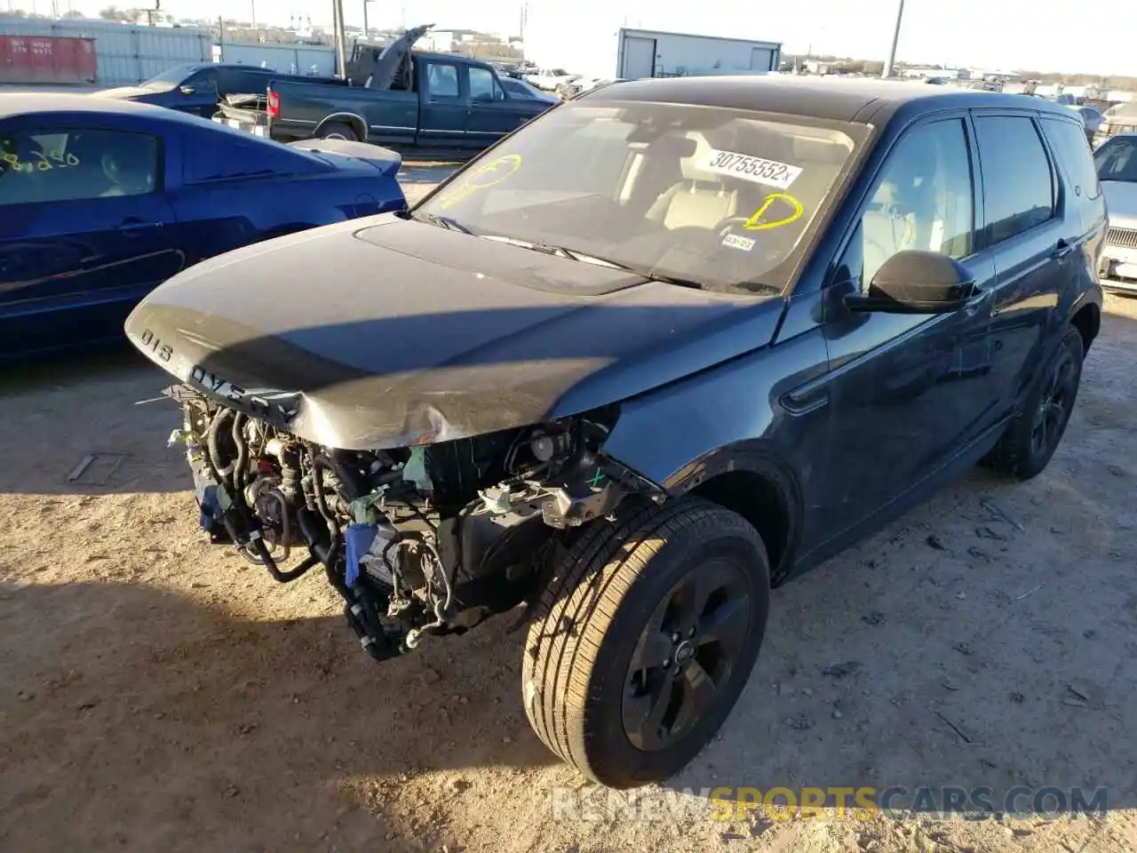 2 Photograph of a damaged car SALCJ2FX6LH858257 LAND ROVER DISCOVERY 2020