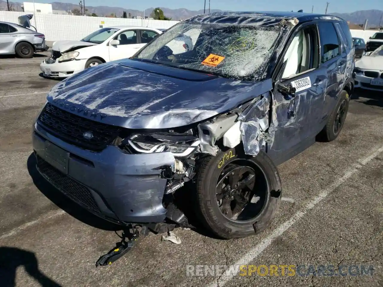 2 Photograph of a damaged car SALCJ2FX7LH852662 LAND ROVER DISCOVERY 2020