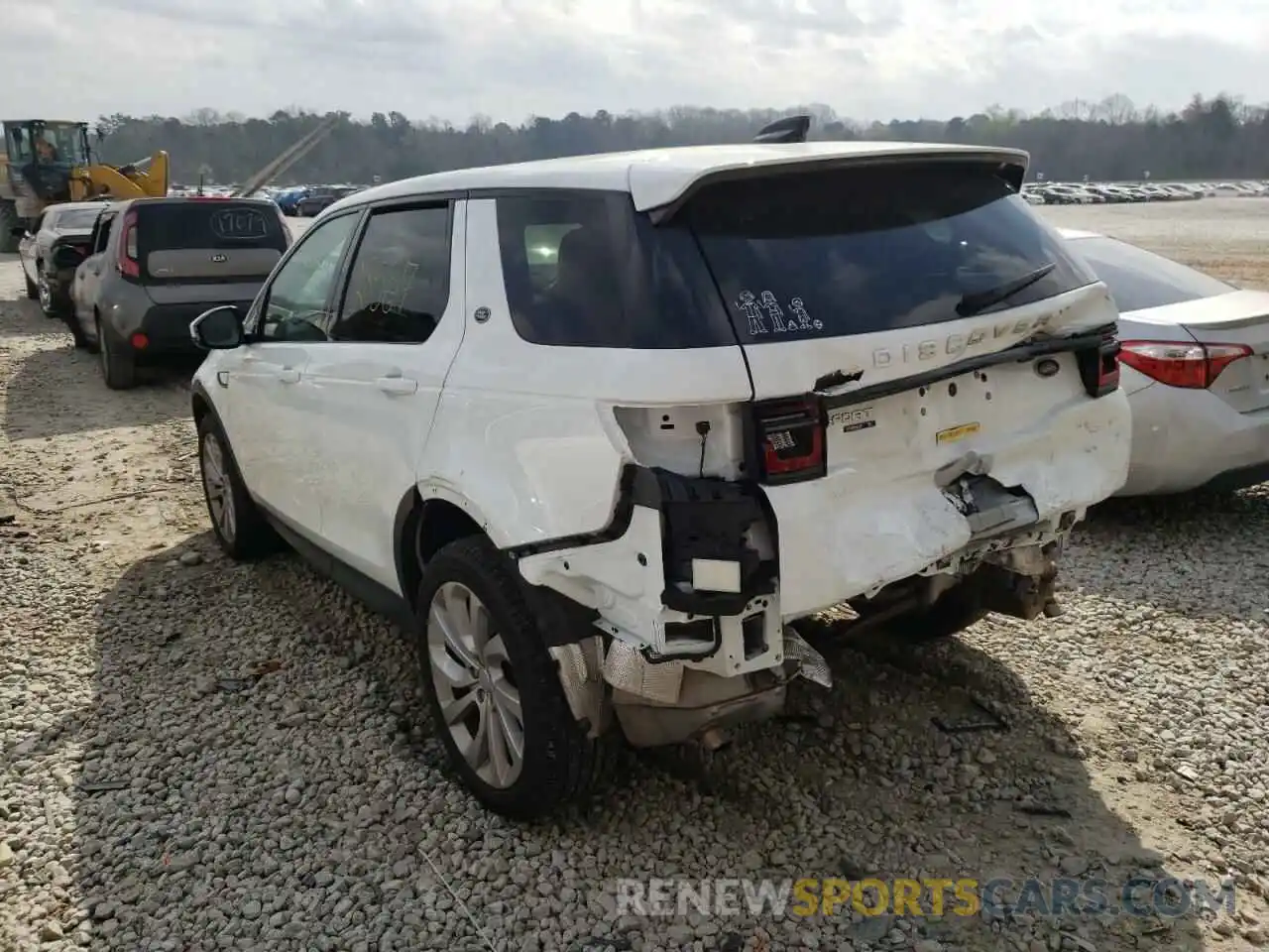 3 Photograph of a damaged car SALCJ2FX8LH835210 LAND ROVER DISCOVERY 2020